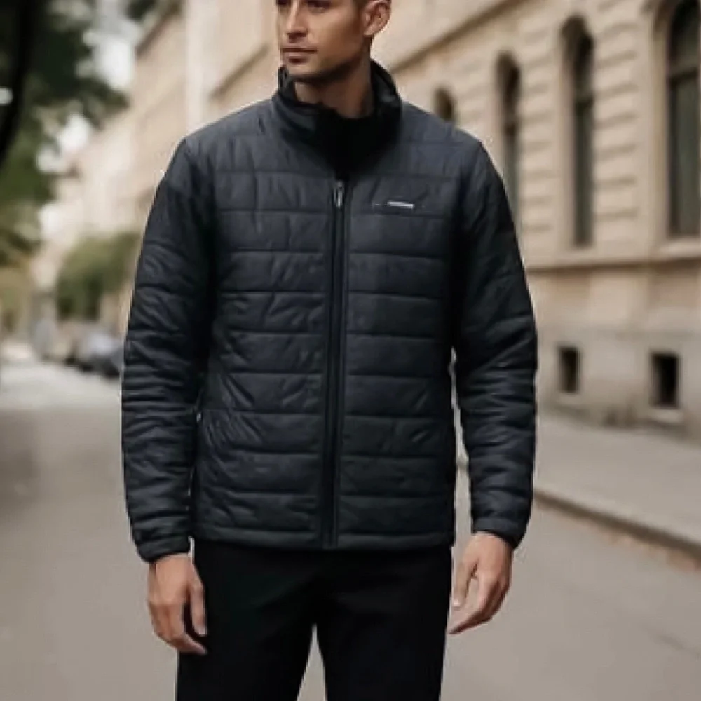 Eddie Bauer Men’s Lightweight Full-Zip Quilted Puffer Jacket Size (XLT) Like NEW - Picture 13 of 14